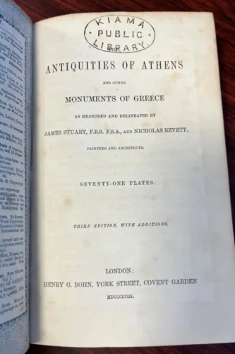 A book found bricked in a fireplace is returned to an Australian library, 150 years overdue